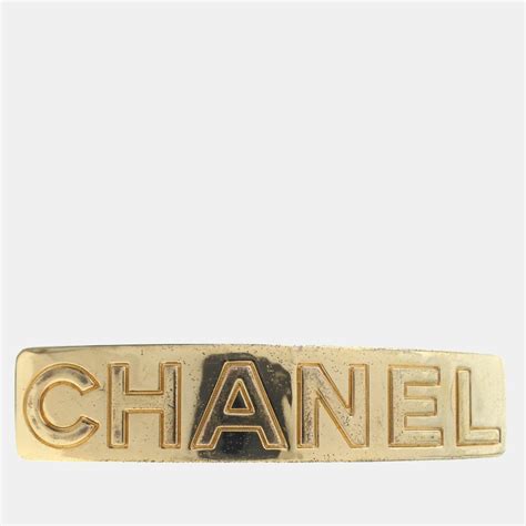 chanel hair clip vintage